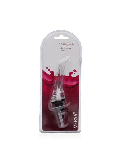 2-in-1  Wine Stopper with Pourer and Aerator Versa Plastic