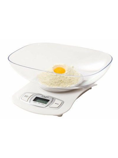 Báscula de Cocina Adler AD 3137 Plateado 5 kg
