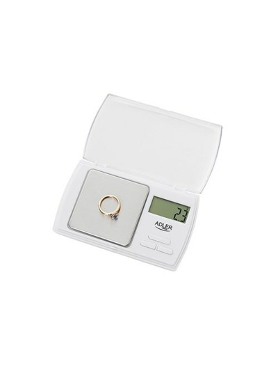 Báscula de Cocina Adler AD 3161 Blanco 500 g