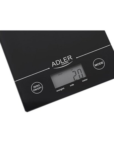 Digital Kitchen Scale Adler AD 3138 czarna Black 5 kg