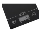 Báscula Digital de Cocina Adler AD 3138 czarna Negro 5 kg