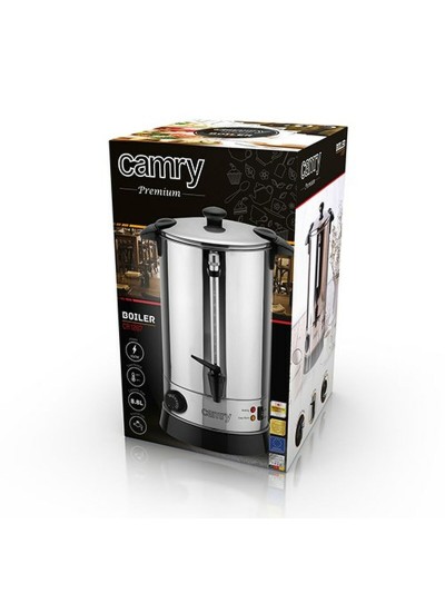 Kettle Adler CR 1267 Black Grey Stainless steel 980 W 8,8 l