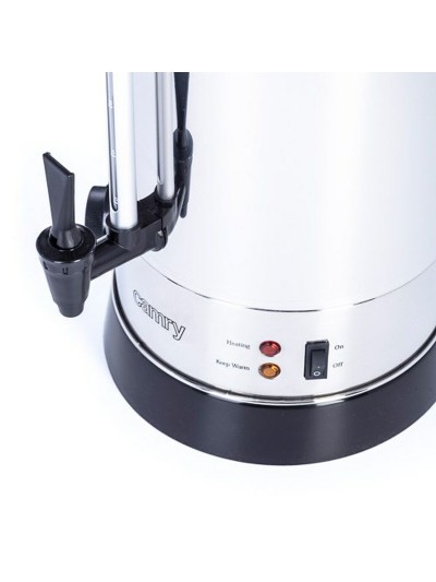 Bouilloire Adler CR 1267 Noir Gris Acier inoxydable 980 W 8,8 l