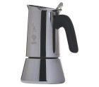 Cafetera Italiana Bialetti Plateado Acero Inoxidable 240 ml 6 Tazas