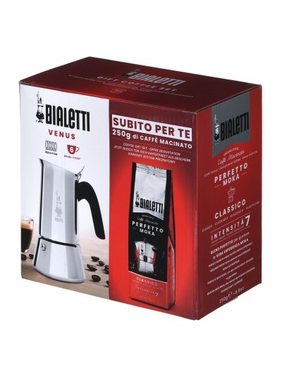Italian Coffee Pot Bialetti Silver Stainless steel 240 ml 6 Cups