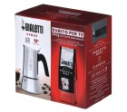 Cafetera Italiana Bialetti Plateado Acero Inoxidable 240 ml 6 Tazas