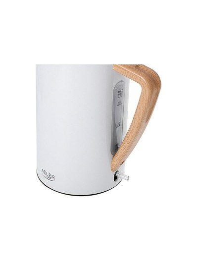 Hervidor Adler AD 1347w Blanco Madera 2200 W 1850 W 1,7 L