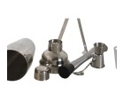 Cocktail Set Home ESPRIT Silver Stainless steel 10 x 10 x 26 cm