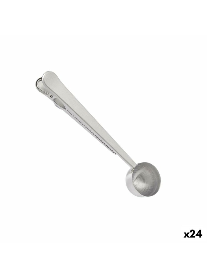 Cuillère à café Acier inoxydable 17,5 x 17,5 x 2,5 cm (24 Unités) Pince