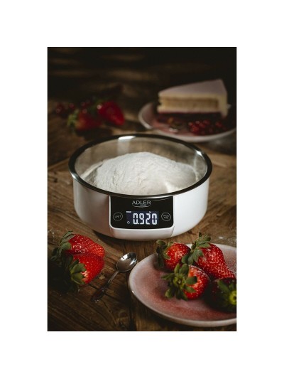 Báscula de Cocina Adler 3166 Blanco 900 ml 5 kg