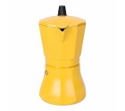Cafetera Italiana Oroley Petra Mostaza Aluminio 9 Tazas