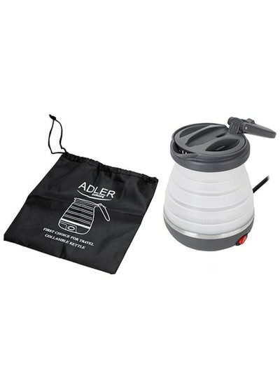 Hervidor Adler AD 1279 Blanco Negro Plástico 750 W 0,6 L