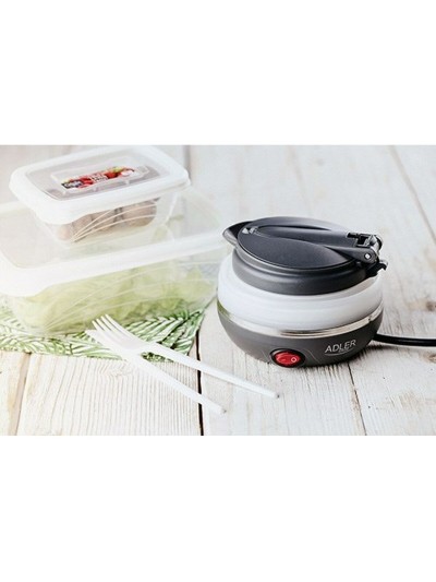 Hervidor Adler AD 1279 Blanco Negro Plástico 750 W 0,6 L