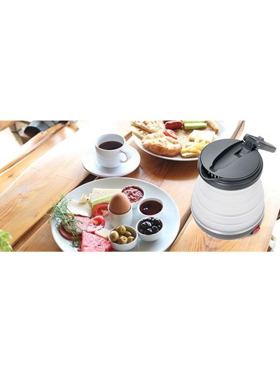 Hervidor Adler AD 1279 Blanco Negro Plástico 750 W 0,6 L