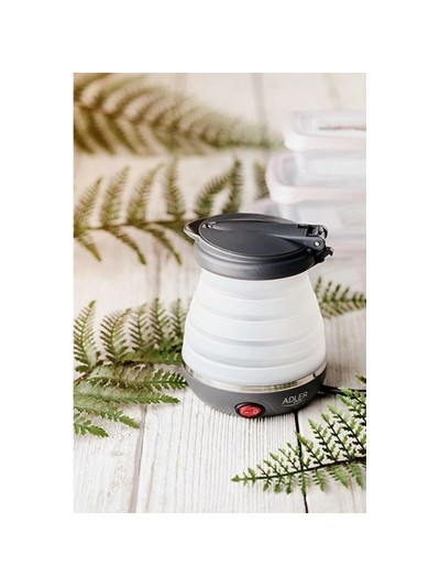 Hervidor Adler AD 1279 Blanco Negro Plástico 750 W 0,6 L