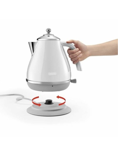 Hervidor DeLonghi Blanco Acero Inoxidable 1,7 L 2000 W