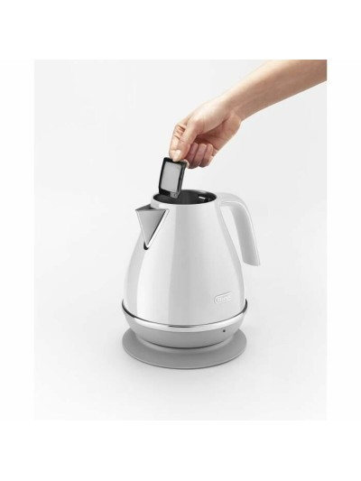 Hervidor DeLonghi Blanco Acero Inoxidable 1,7 L 2000 W
