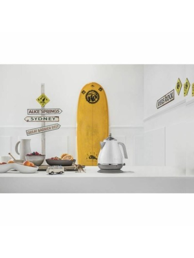 Bouilloire DeLonghi Blanc Acier inoxydable 1,7 L 2000 W