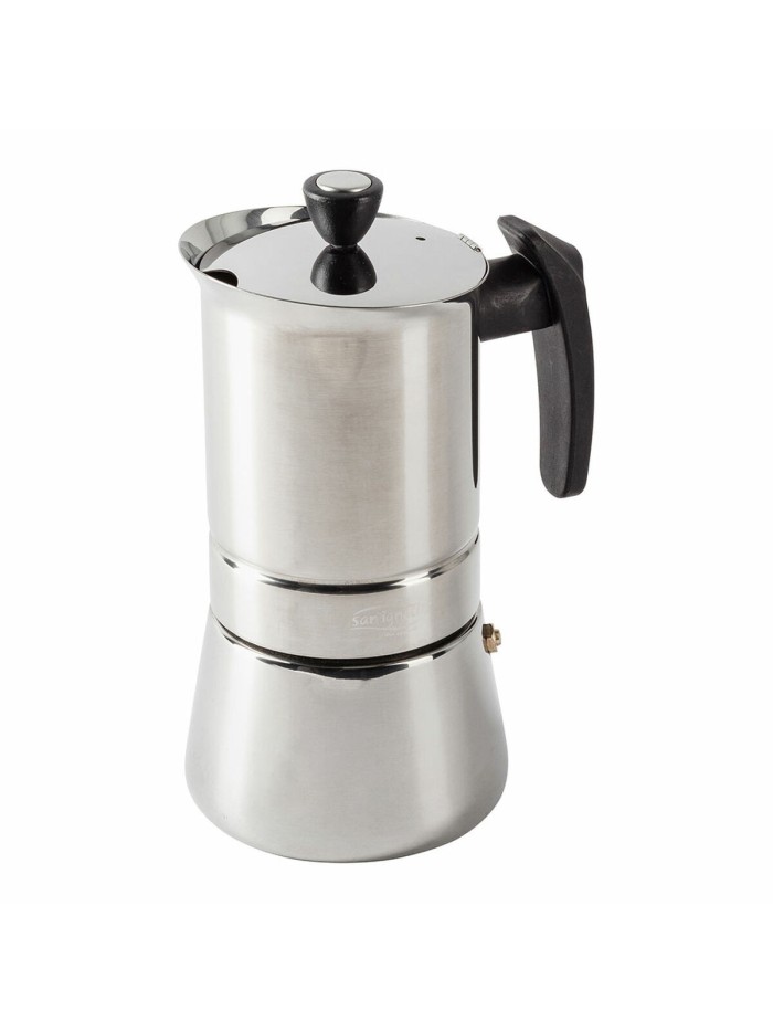 Italian Coffee Pot San Ignacio Moods SG-3595 Stainless steel 9 Cups