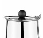 Italian Coffee Pot Monix M630004 Steel Silver 4 Cups