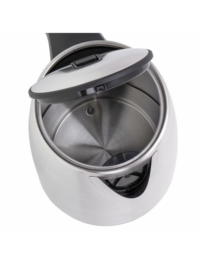 Hervidor Adler AD 1340 Negro Plateado Acero 2200 W 1,7 L
