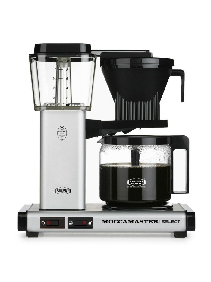 Cafetera de Goteo Moccamaster Negro Acero 1520 W 1,25 L