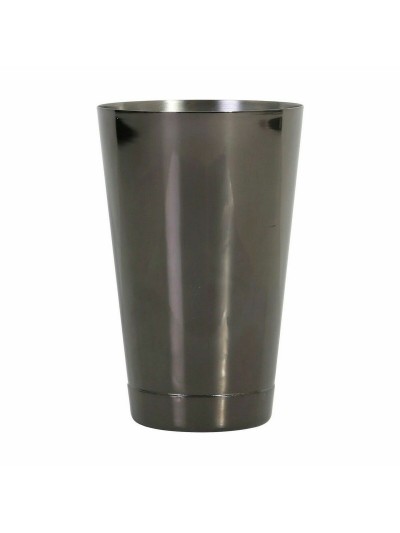 Verre pour mélanges Inde Acier inoxydable Noir Cocktail 50 cl (6 Unités)