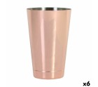 Vaso de mezclas Inde Acero Inoxidable Cobrizo Claro Cóctel 50 cl (6 Unidades)