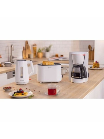 Bouilloire BOSCH TWK1M121 Blanc Plastique 2400 W 1,7 L (1 Unité)