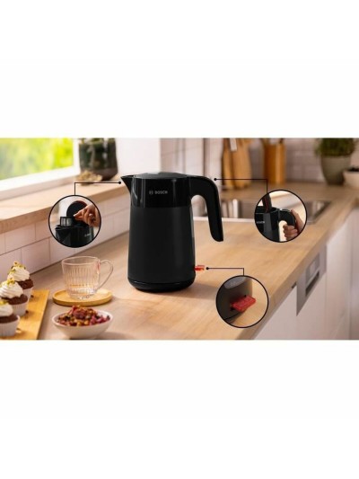 Hervidor BOSCH TWK2M163 Negro Plástico 2400 W 1,7 L