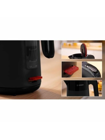 Hervidor BOSCH TWK2M163 Negro Plástico 2400 W 1,7 L