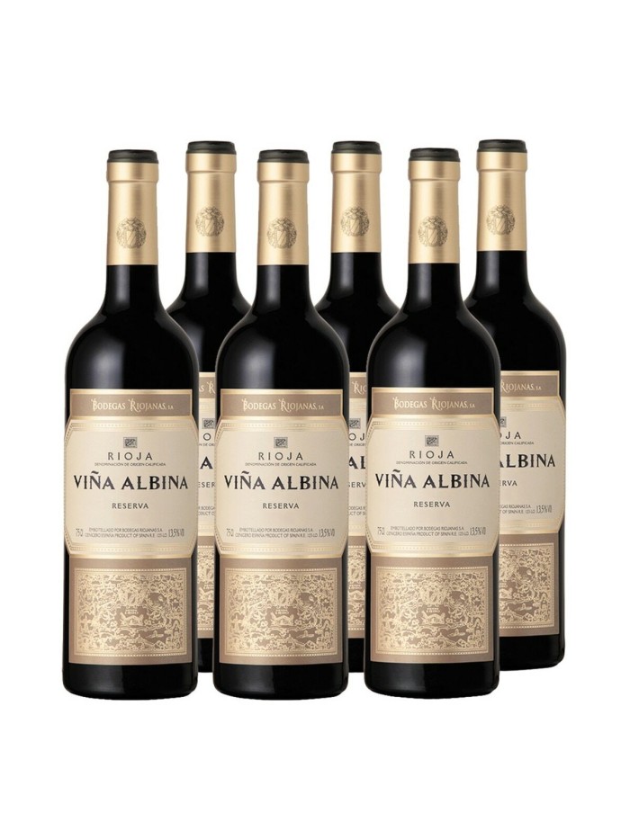 Vino Tinto Bodegas Riojanas Viña Albina Reserva 6 Unidades