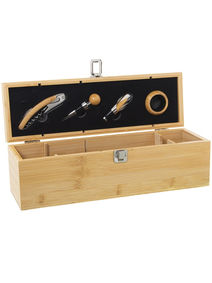 Set de Accesorios para Vino Alexandra House Living Marrón Metal 34 x 8 x 9 cm