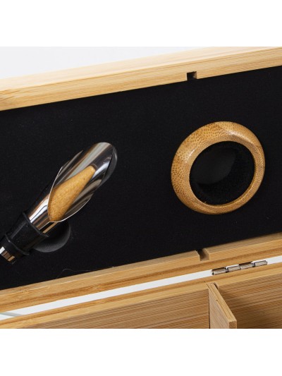 Set de Accesorios para Vino Alexandra House Living Marrón Metal 34 x 8 x 9 cm