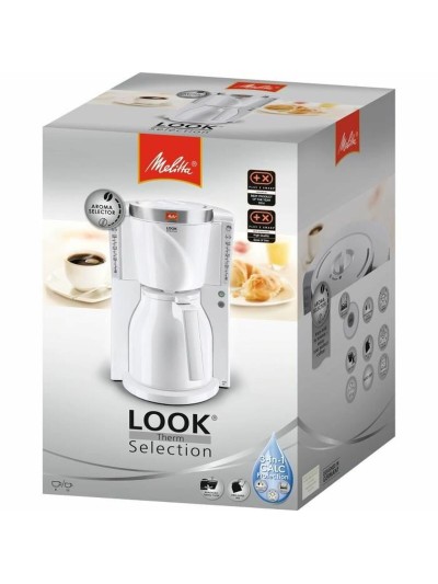 Cafetera Eléctrica Melitta LOOK IV THERM SELECTION 1011-11 Blanco 1000 W 1,2 L