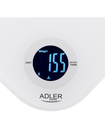 Báscula de Cocina Adler AD 3180 Blanco 10 kg