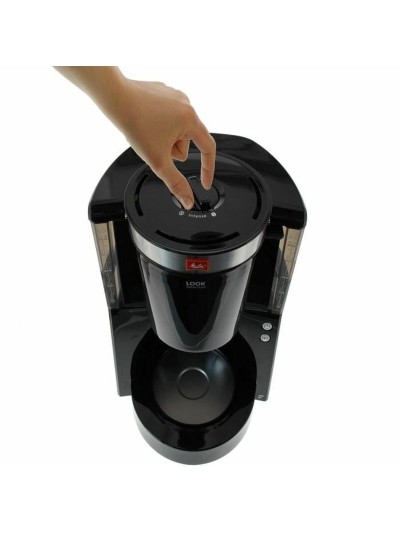 Cafetera de Goteo Melitta LOOK IV THERM SELECTION 1011-12 Negro Acero 1000 W 1,2 L