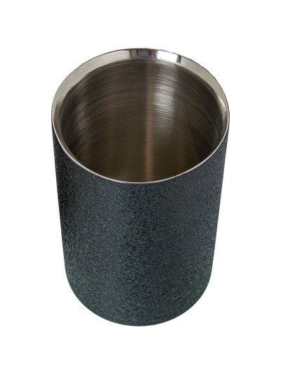 Bottle Cooler Alexandra House Living Black Grey Metal 12 x 19 x 12 cm