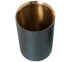 Enfriador de Botellas Alexandra House Living Negro Dorado Metal 12 x 19 x 12 cm