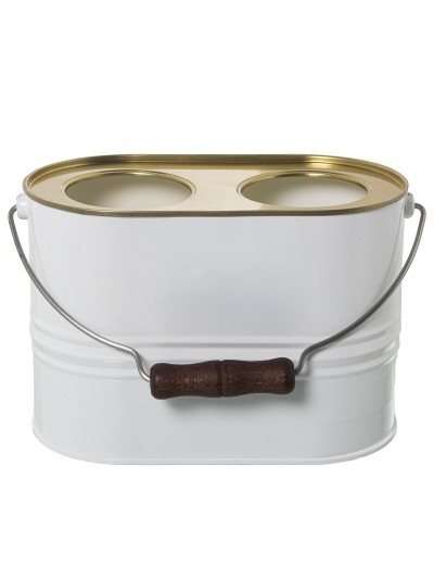 Refroidisseur de Bouteilles Alexandra House Living Blanc Métal 27 x 19 x 15 cm