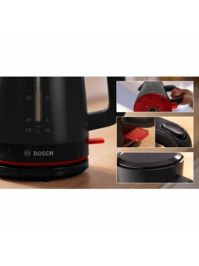 Hervidor BOSCH TWK3M123 Negro 2400 W 1,7 L (1 unidad)