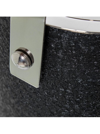 Ice Bucket Alexandra House Living Black Grey Metal 15 x 16 x 15 cm