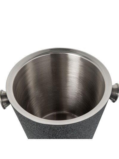 Enfriador de Botellas Alexandra House Living Negro Gris Metal 23 x 27 x 23 cm