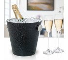 Enfriador de Botellas Alexandra House Living Negro Gris Metal 23 x 27 x 23 cm