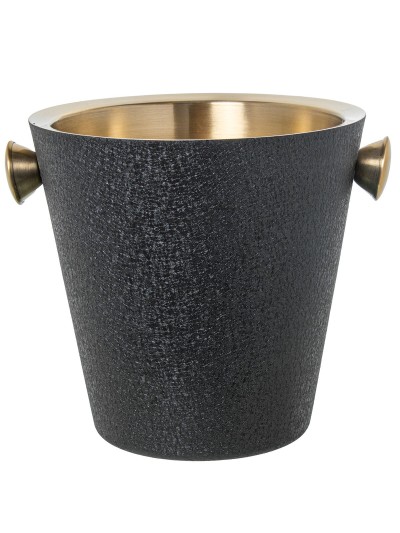 Refroidisseur de Bouteilles Alexandra House Living Noir Doré Métal 23 x 27 x 23 cm