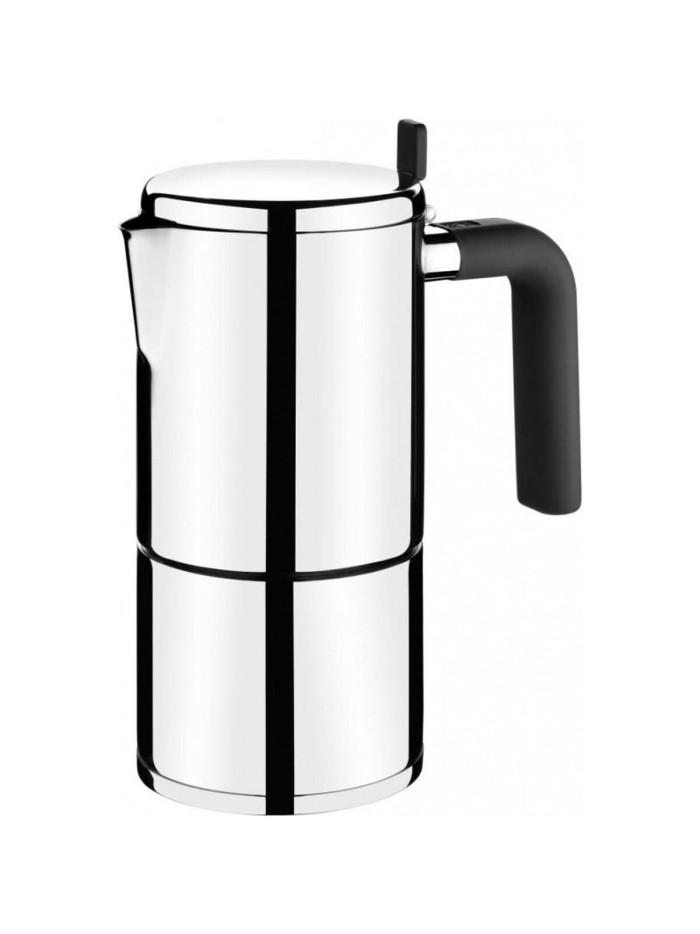 Italian Coffee Pot BRA BALI Steel 10 Cups 500 ml Metal Stainless steel