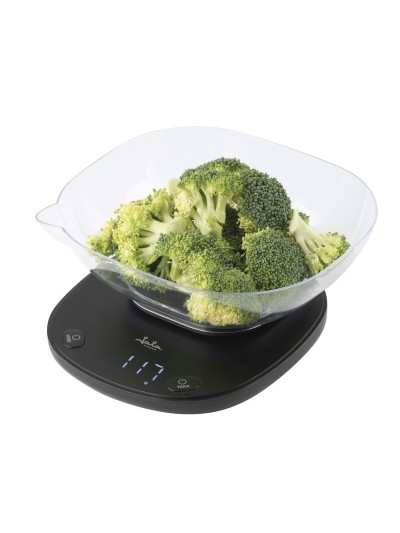 Báscula de Cocina JATA HBAL1709      * Negro 5 kg