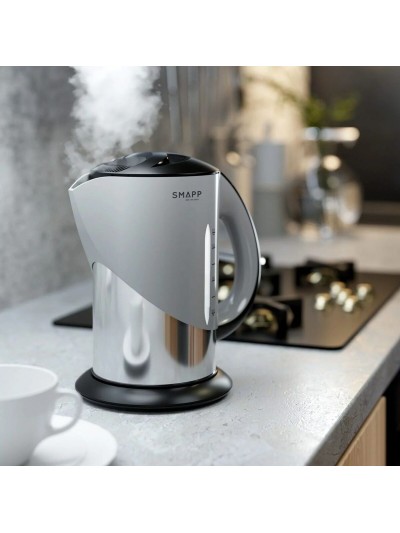 Hervidor SMAPP 442.3 Negro Grafito Plateado Acero Inoxidable 2200 W 1,7 L