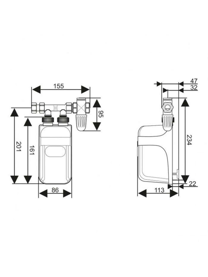 Bouilloire Dafi POZ03582 Blanc