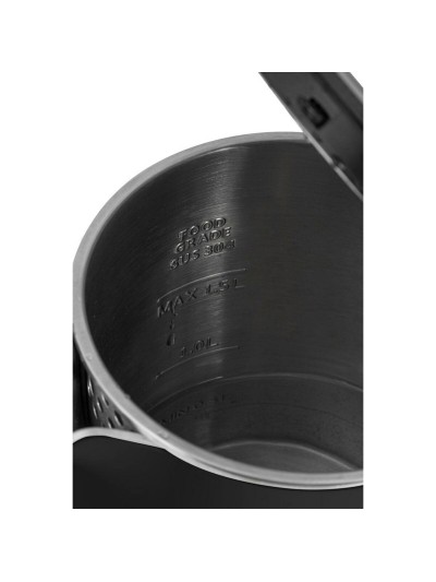Hervidor Concept RK 3301 Negro Acero Inoxidable 2200 W